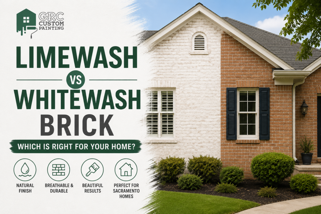 Limewash vs Whitewash