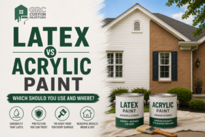 Latex vs acrylic paint