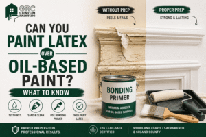 Paint Latex Over Oil Based Paint