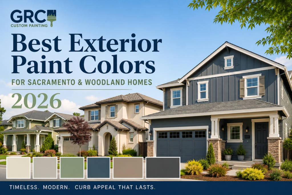best exterior paint colors for Sacramento homes